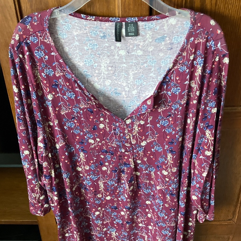 Paraphrase Multicolor Floral Top